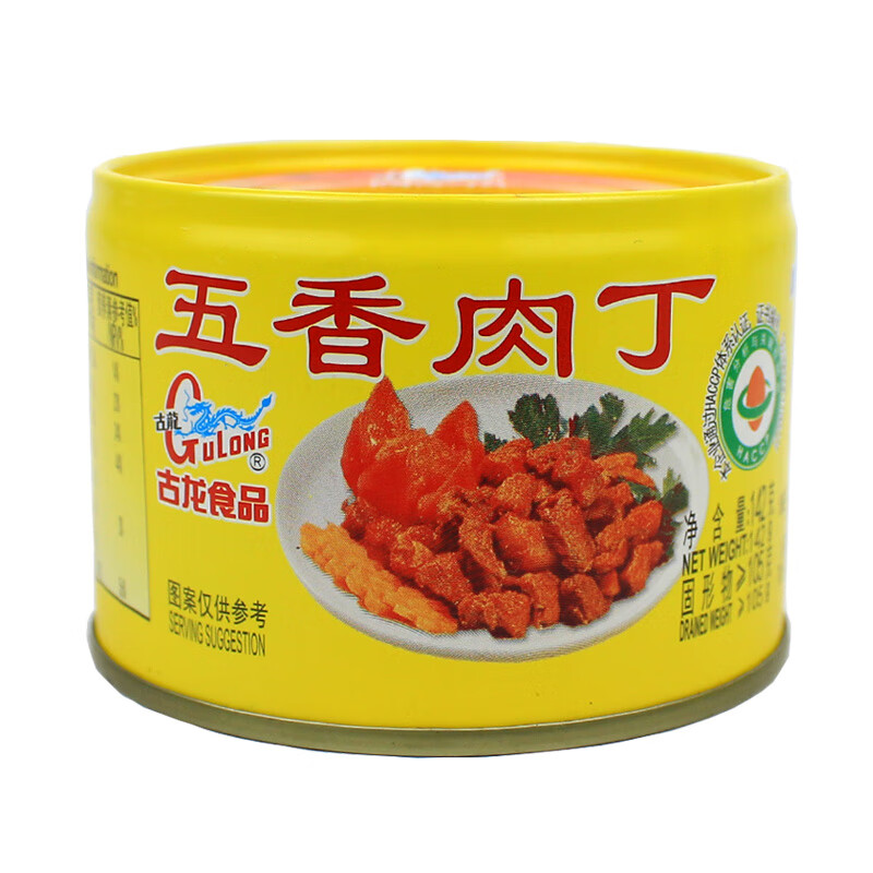 古龙五香肉丁 142g 1罐
