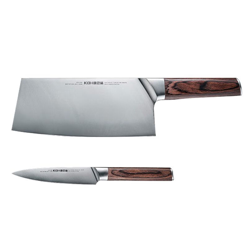 康巴赫刀具厨房切菜刀厨师专用家用不锈钢切肉片刀 进口钼钒钢菜刀