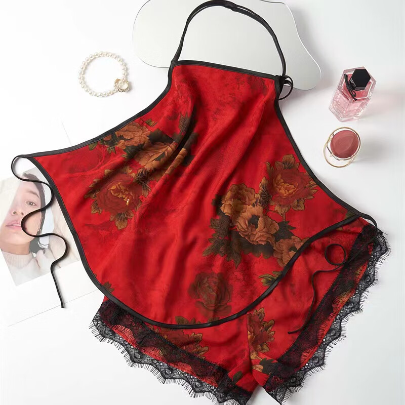 肚兜女古风汉服女士吊带2024新款背心内衣睡衣系带成人古代红肚兜