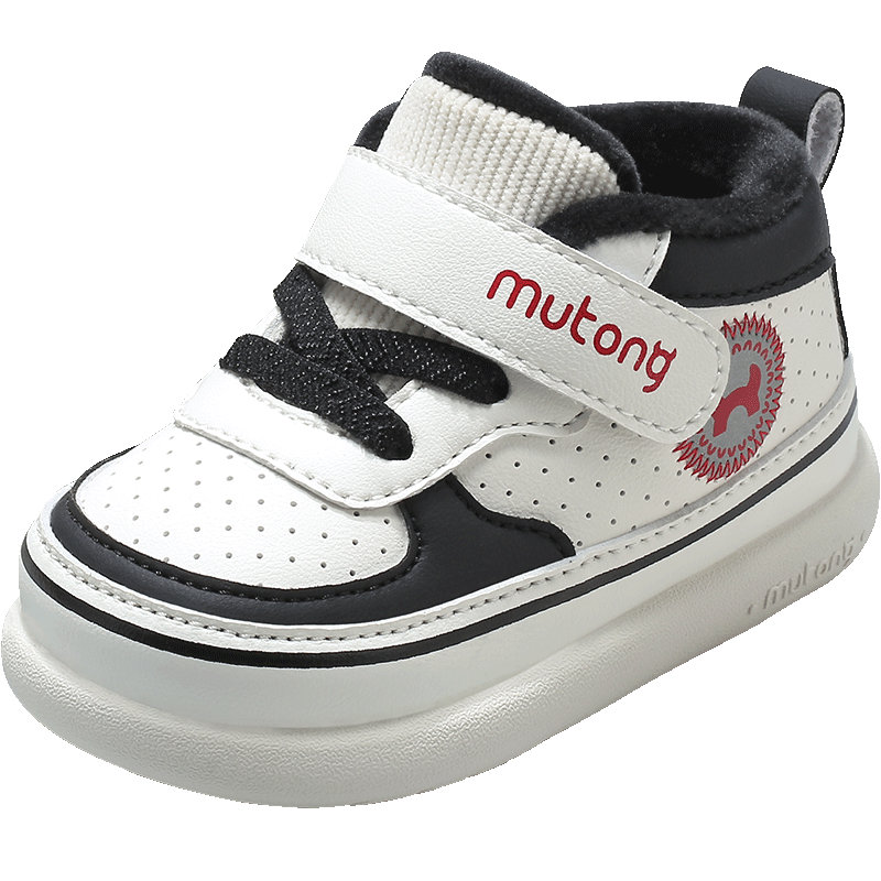 ���ڲ�������ͯѧ��Ь�ﶬ��ů��Ůͯ����Ь����ͯЬ��������С�߰��ɫЬ�� ��è�ף����ޱ�ů�� 16 Ь�ڳ�12.5cm