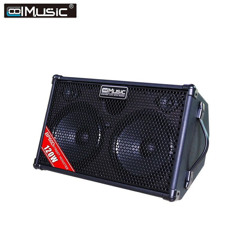 coolmusic酷乐户外木吉他k歌弹唱音箱萨克斯演出蓝牙音响120w电木吉他