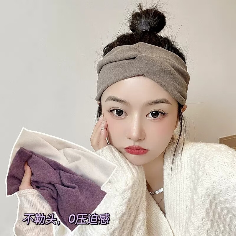 嘉玘孕婦頭巾月子發(fā)帶防風(fēng)護(hù)額頭透氣吸汗坐月子發(fā)帶產(chǎn)婦帽子可外出戴 百搭3件套【卡其+燕麥+黑色】