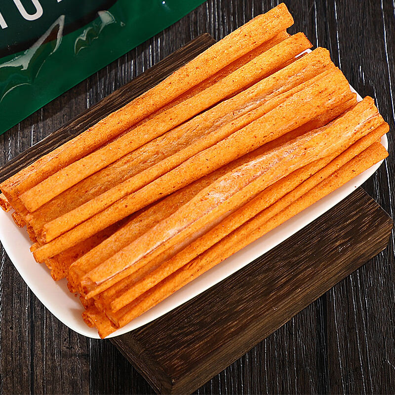 辉禄信绿爽辣条儿时童年怀旧校园小时候的5毛钱麻辣小零食小吃休闲