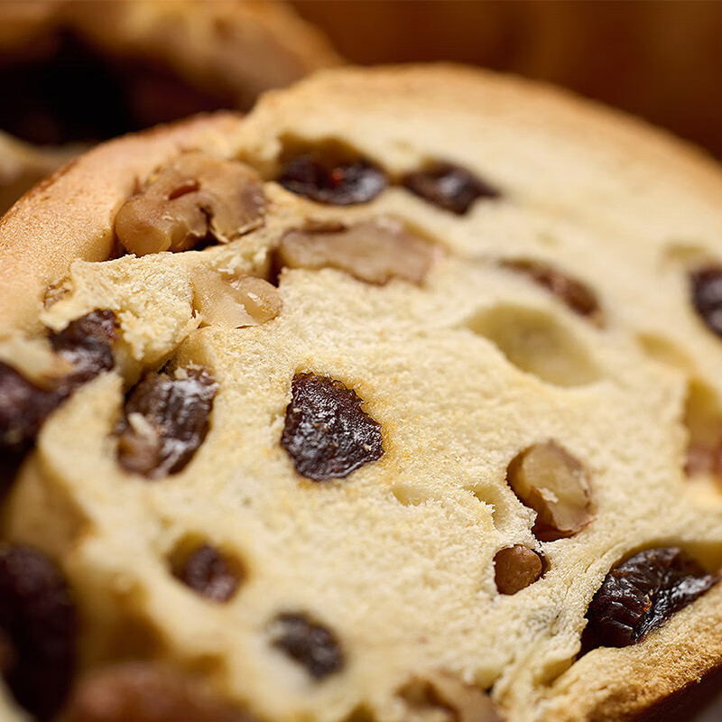 乐安天天俄罗斯风味果仁大列巴面包坚果面包整根代餐饱腹粗粮早餐零食 原味500g500g*2特惠装