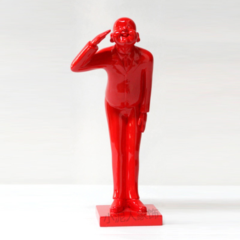 工艺品摆件雕塑艺术品简约现代抽象迎宾人物雕塑家居客厅工艺品摆y 男