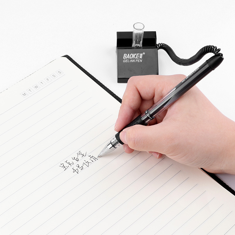 笔类宝克1NO8500.5mm黑色双珠中性笔办公台笔评测质量好吗,评测哪款值得买？