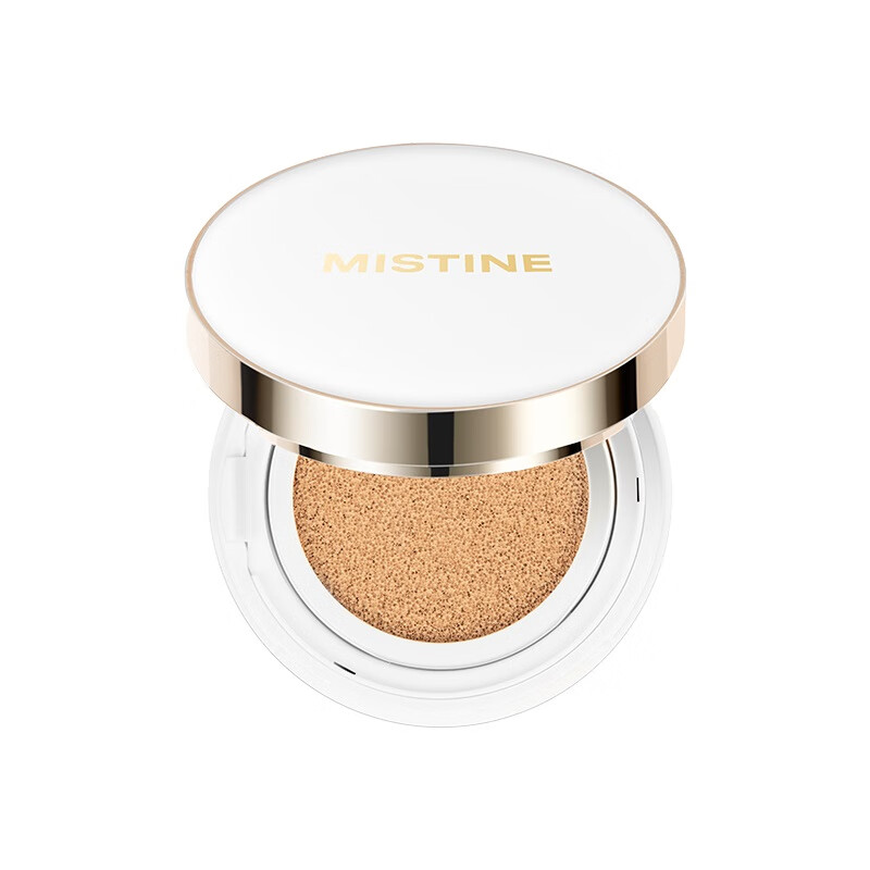 蜜丝婷（Mistine）网格气垫bb霜粉底液控油遮瑕持久不脱妆临期品效期以实物为准 【双芯装】海棉白NN120健康色