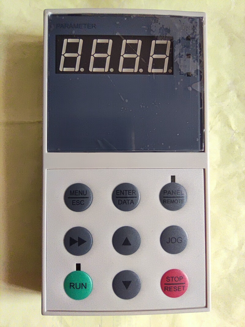 艾默生变频器面板ev2000操作面板 f1a452gz1显示屏 调速控制键盘 二手