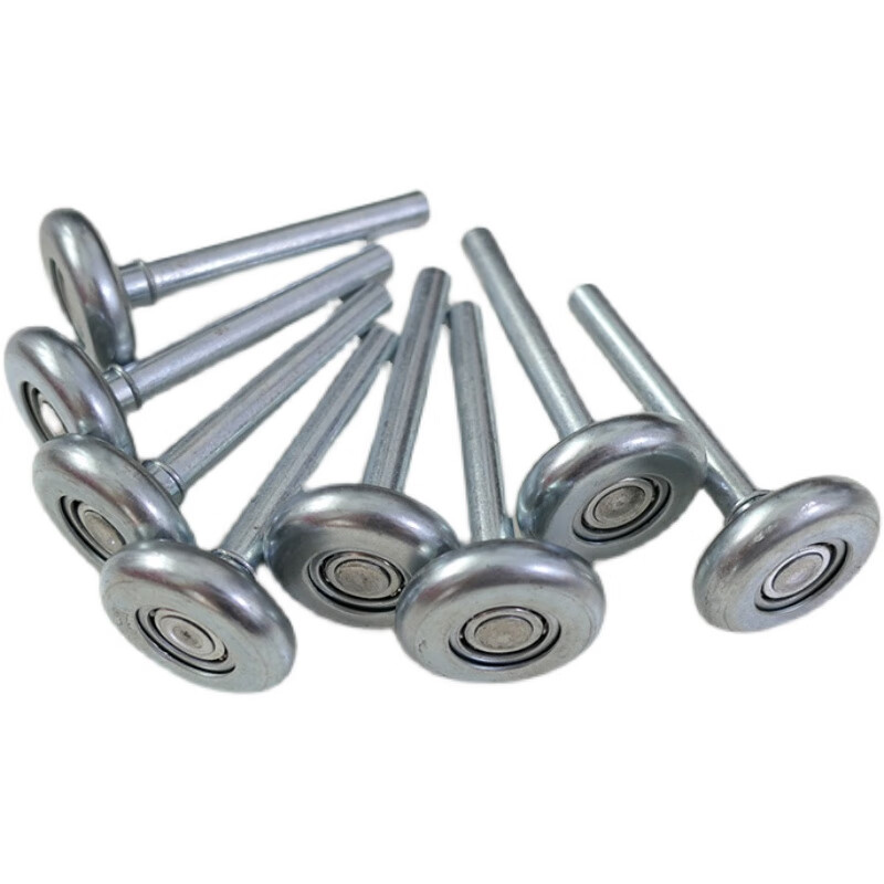 clcey翻板车库门小铁轮钢轮滑轮轱辘轮车库门配件滑轮轨道轮车库门