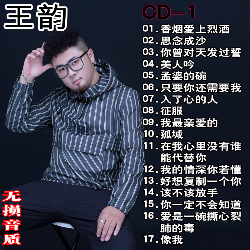 闲遇王韵专辑新歌汽车载cd碟片光盘经典流行歌曲无损音乐u盘光碟 王韵