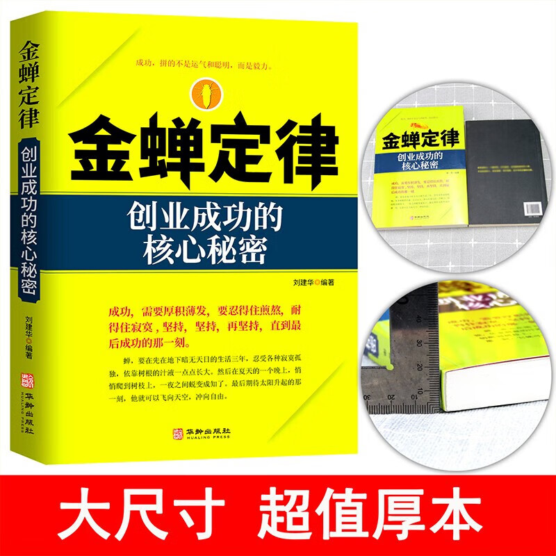 【京东直配】金蝉定律贵人法则经济创业自我实现励志书籍苦难守恒定律合伙人法则挫折必然定律创业企业管理 金蝉定律