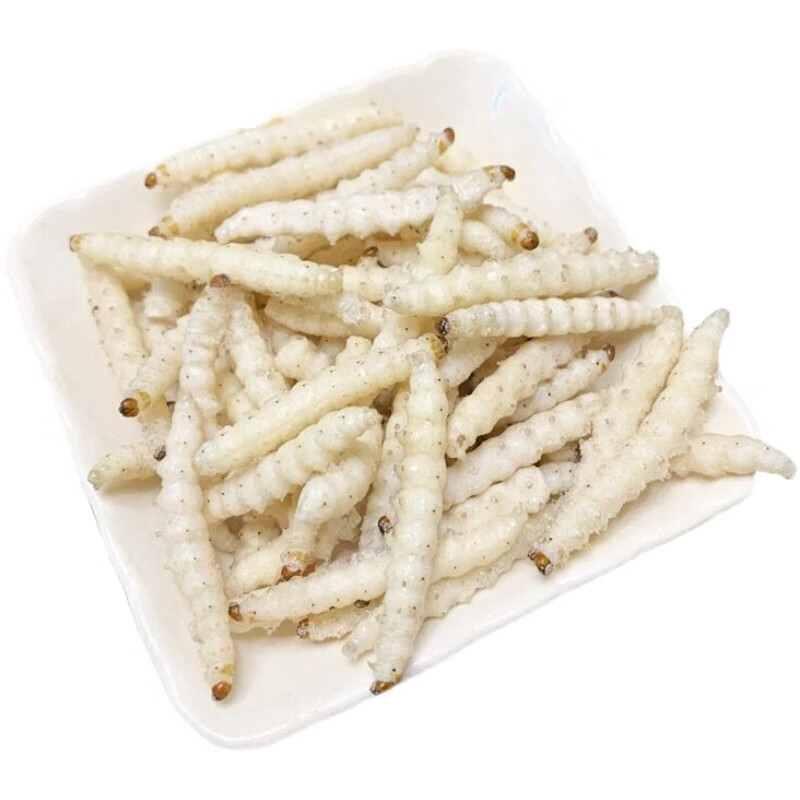 竹虫500克 云南竹虫竹蜂虫 鲜活速冻竹蛹竹节虫 笋虫