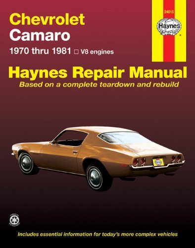 Chevrolet Camaro (1970-1981) Haynes Repair Manual (USA)