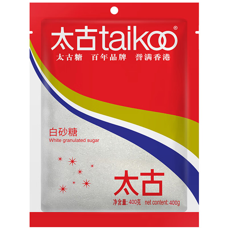太古（taikoo）食糖 白糖 白砂糖400g 烘焙原料 冲饮调味 百年品牌 太古出品