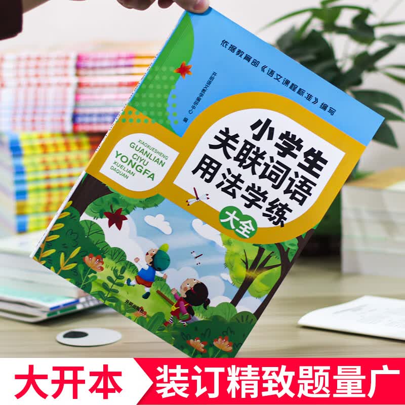 2023版小学生关联词语用法学练小学语文专项训练句子段落二年级三年级四五六辅导书资料知识大全基础手册成语