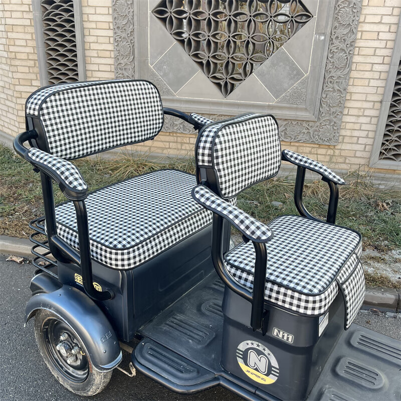 森用雅迪cm3三轮车座椅套坐套坐垫cm6电动专用c16c18c50c60sc80通用坐