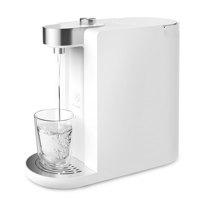 心想即热饮水机 搭配净水器小型饮水机台式 即热式电热水壶 桌面家用速热电热水瓶 白色