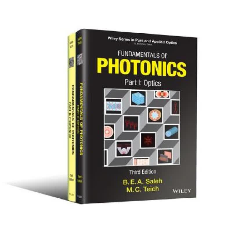 预订 Fundamentals Of Photonics, Third Edition, 2 V Set [Wiley物理和天文]
