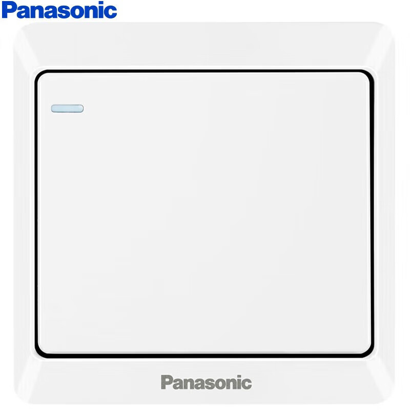 000plus会员,需首购:松下(panasonic)带荧光单开单控开关 雅悦