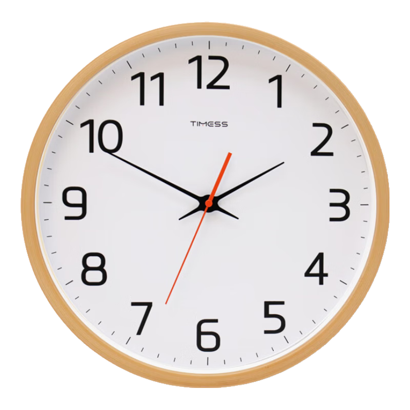 Timessʵľ���ӿ����ӱ���ǽʱ�Ӽ���2024����Լ����ʯӢ��30cm