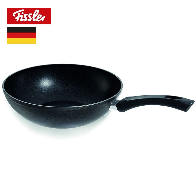 菲仕乐(fissler)中式炒锅alux family系列单柄不粘锅保税区现货 德国