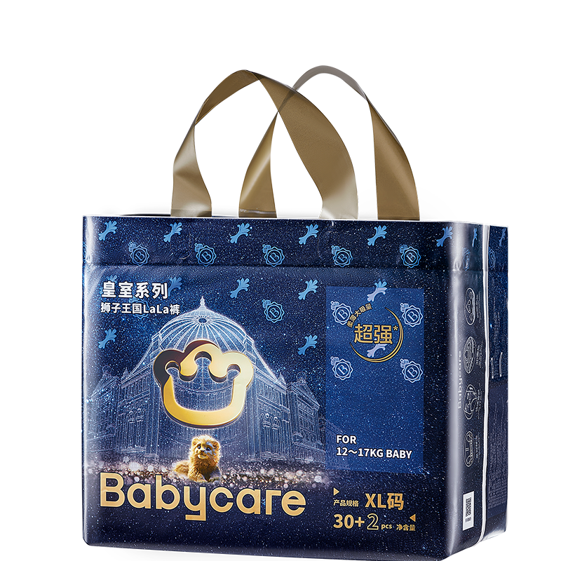 ���ڲ�����bc babycare����ʨ������ϵ��������������Ӥ������bbc��ʪ͸���ﶬ���� XL 1�� 32Ƭ ��12-17KG��
