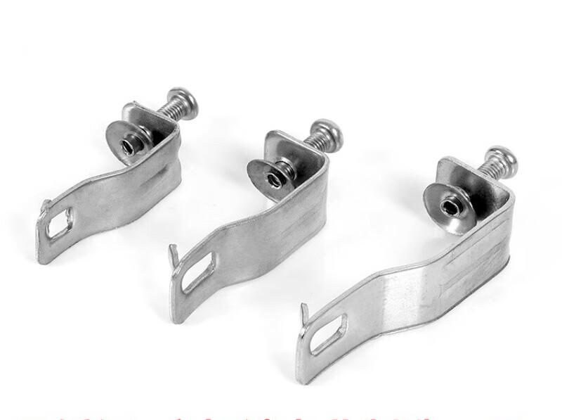 穗之语304不锈钢7字扣锁桥架配件盖板卡扣七字电缆桥架线槽固定扣锁