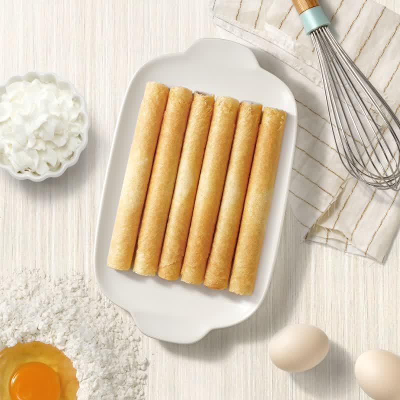 十月初五鸡蛋卷奶油鲜鸡蛋饼干150g办公室出游下午茶零食搭档独立包装