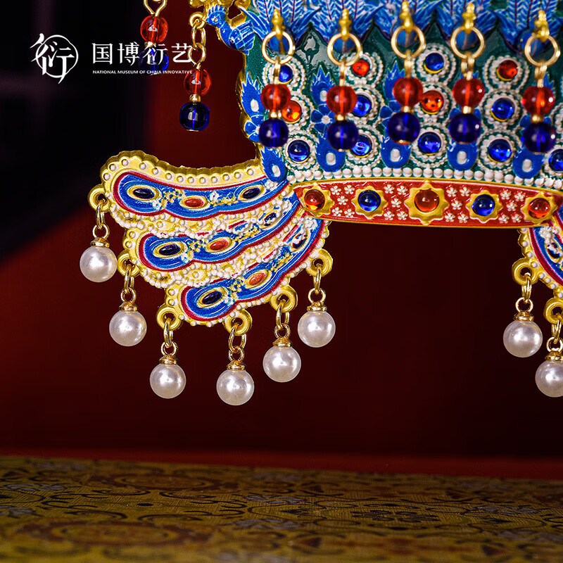 中国国家博物馆（NATIONAL MUSEUM OF CHINA）孝端皇后凤冠金属AR冰箱贴国风创意装饰品送朋友特色生日礼物 国博孝端皇后凤冠AR吊坠冰箱贴