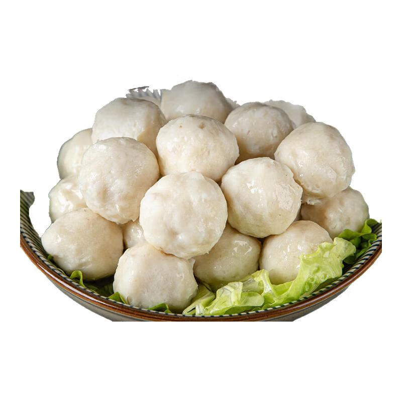 潮味陈潮汕手打墨鱼丸花枝丸墨斗丸2斤装达濠鱼丸手工手作火锅丸子食材 3斤墨鱼丸