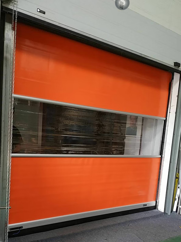 奔新农定制pvc快速卷帘门车间厂房电动升降透明自动感