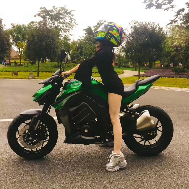 国威全新国四电喷n19重型机车摩托车街车400双缸水冷摩托车整车可上牌