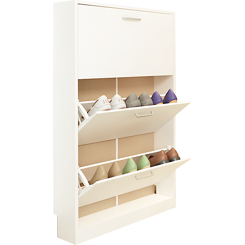 慧乐家 鞋柜 大容量玄关客厅带门收纳储物防尘门厅柜三门鞋柜简约储物柜 11346