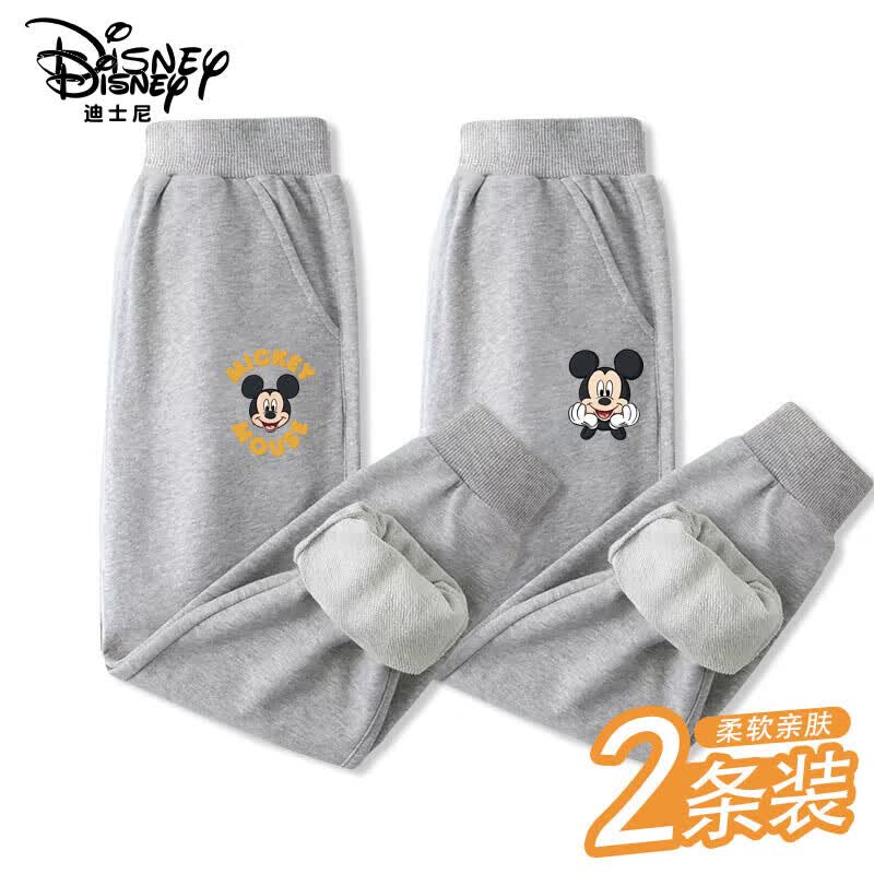 迪士尼（Disney）2023新款男童裤子春秋款儿童长裤男大童秋季运动裤百搭秋装 卫裤/DS12小灰-DS02小灰 160怎么样,好用不?