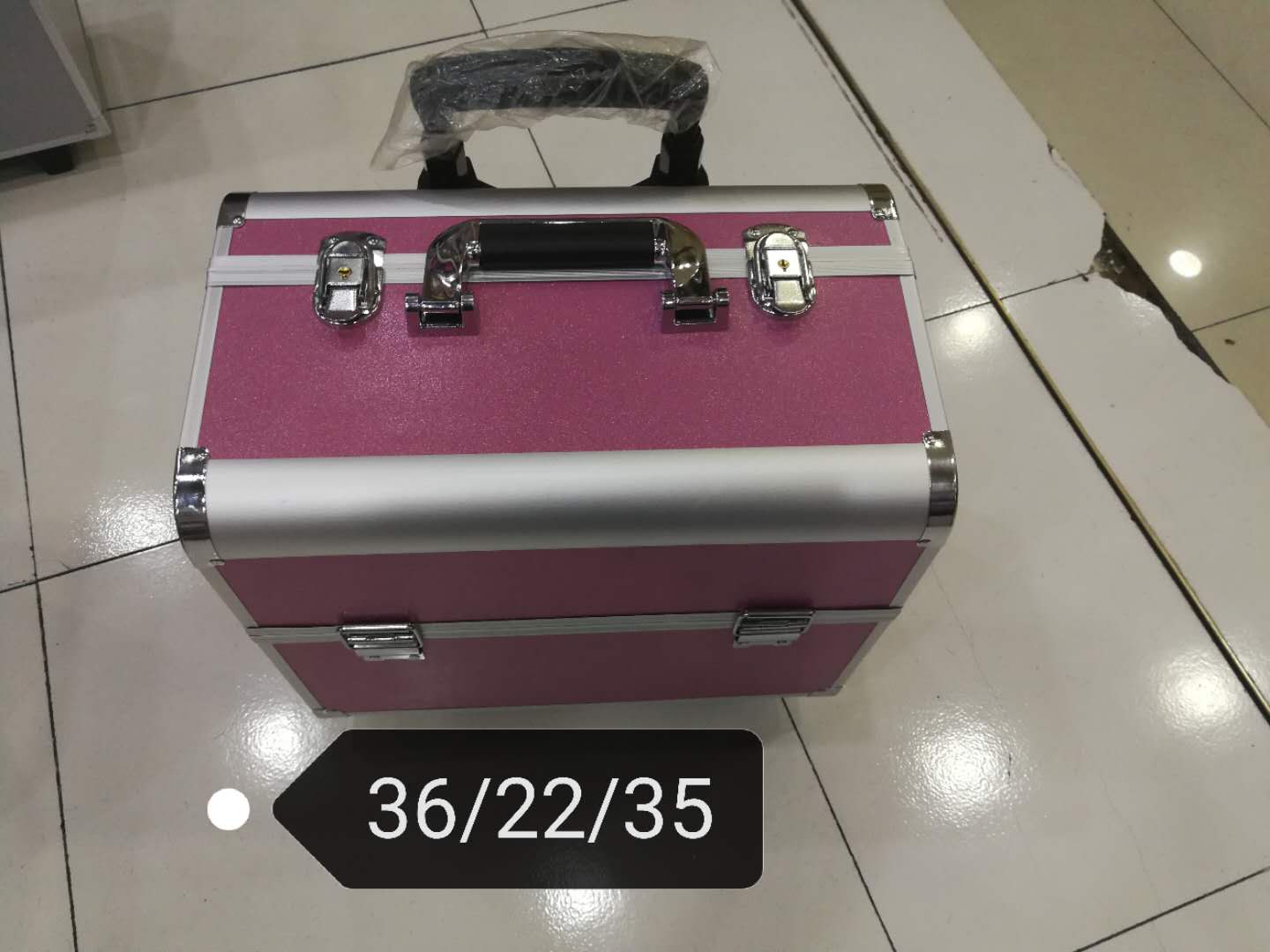 足疗技师拉杆工具箱铝合金箱化妆箱美甲足浴美容箱子收纳箱旅行箱