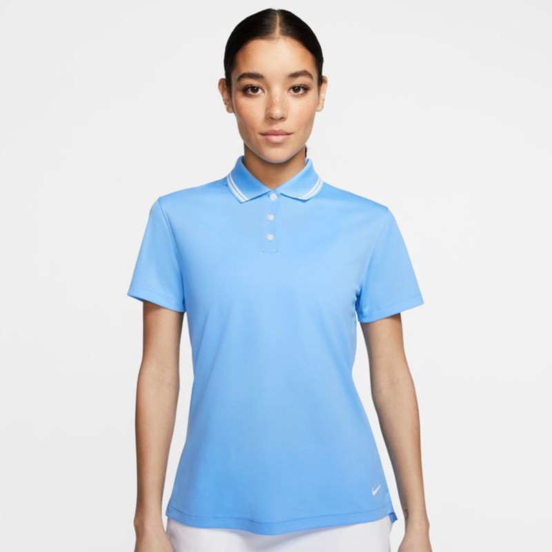 NIKE/耐克高尔夫女装短袖 2020春季新款 运动上衣透气跑步T恤衫 BV0218 女士短袖t恤 412 蓝色 S
