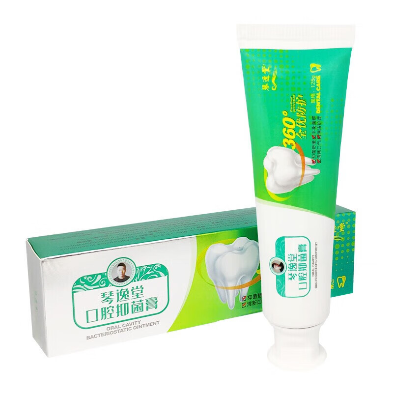 [琴逸堂] 口腔抑菌膏 清新清洁口气护理 125g/支/盒   df 1盒