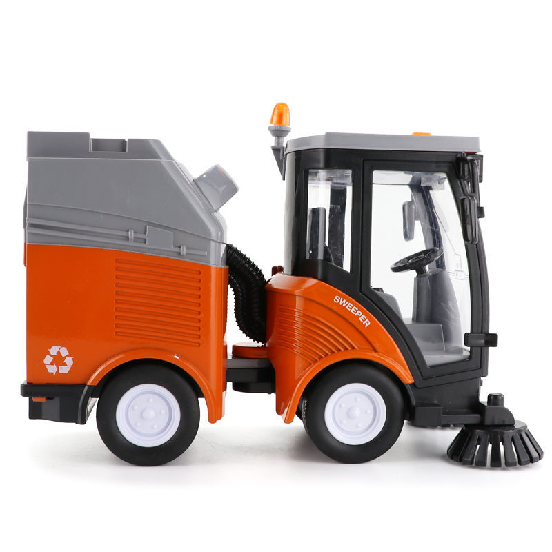 儿童大号仿真惯性扫地车环卫车垃圾车清扫车耐摔椅子音乐玩具儿童节