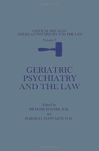 预订 geriatric psychiatry and the law