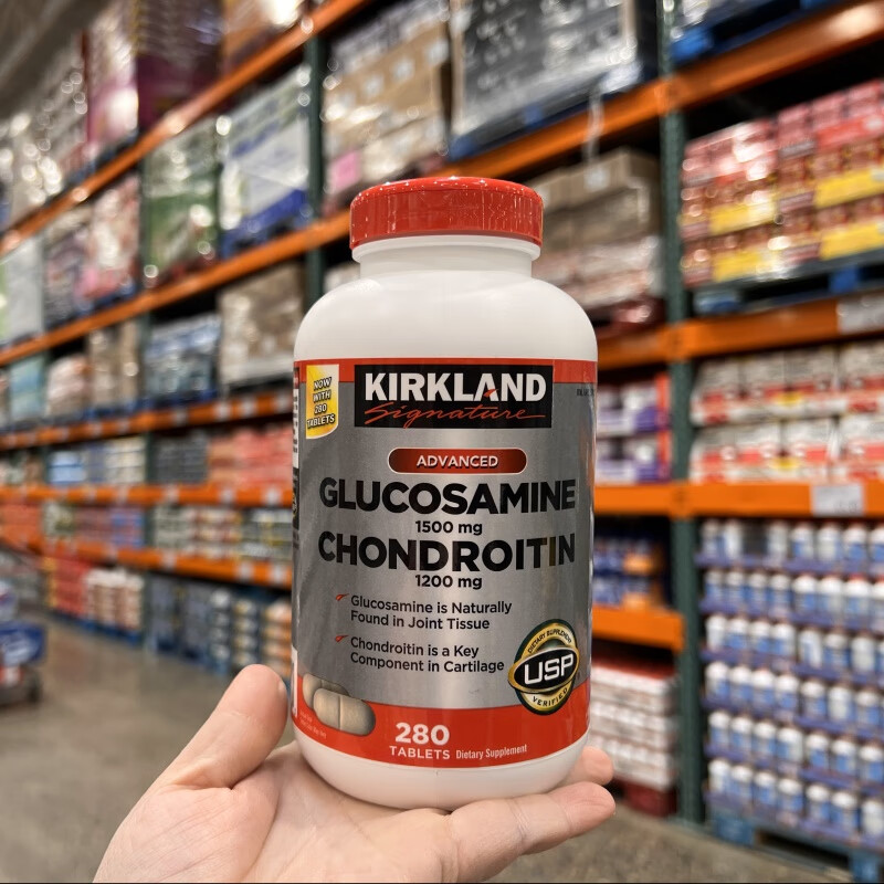 美国kirkland glucosamine chondroitin葡萄糖胺 氨糖 280粒  280粒