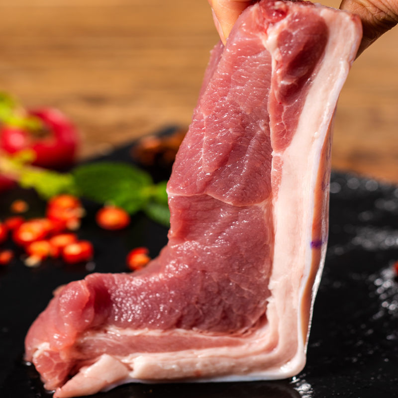 10斤土猪肉后腿肉鲜猪肉纯肉五花肉前腿肉5斤生猪瘦肉散养黑猪3斤 带