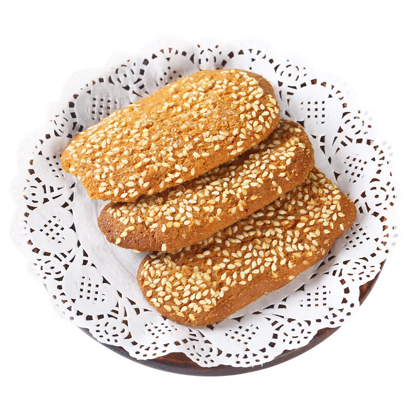 新食道芝麻巧食温州李大同土特产零食七夕饼干传统糕点500克2袋易碎慎
