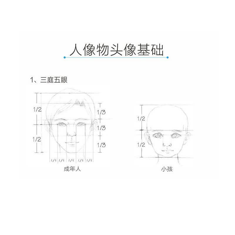 铅笔素描三步速成(头像)