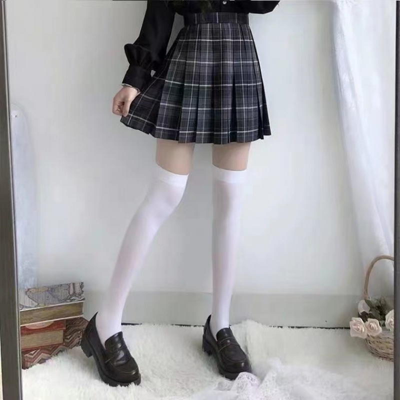 (长筒不透小腿袜)白色 均 码(适合80-160斤)