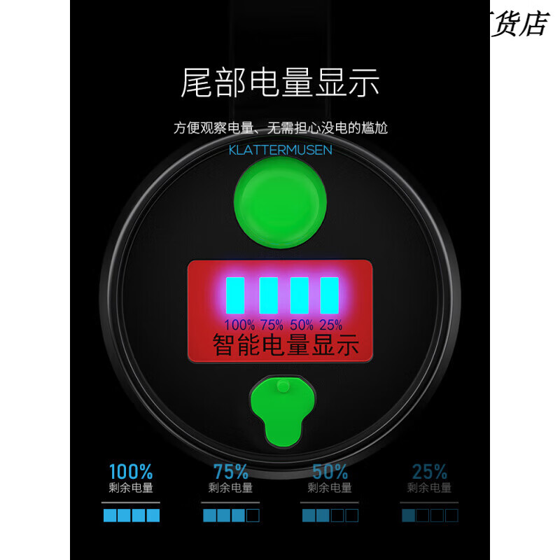 微笑鲨2025新款照蝎子灯强光紫光专用灯超亮充电便携式超长续航大功率型 【手|升级激光灯芯】紫白双光|