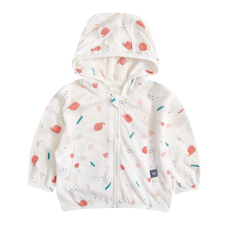 棉花堂春夏婴儿网眼遮阳衣长袖宝宝遮阳服男女童棉薄款透气外套 活力宝贝 100cm使用感如何?