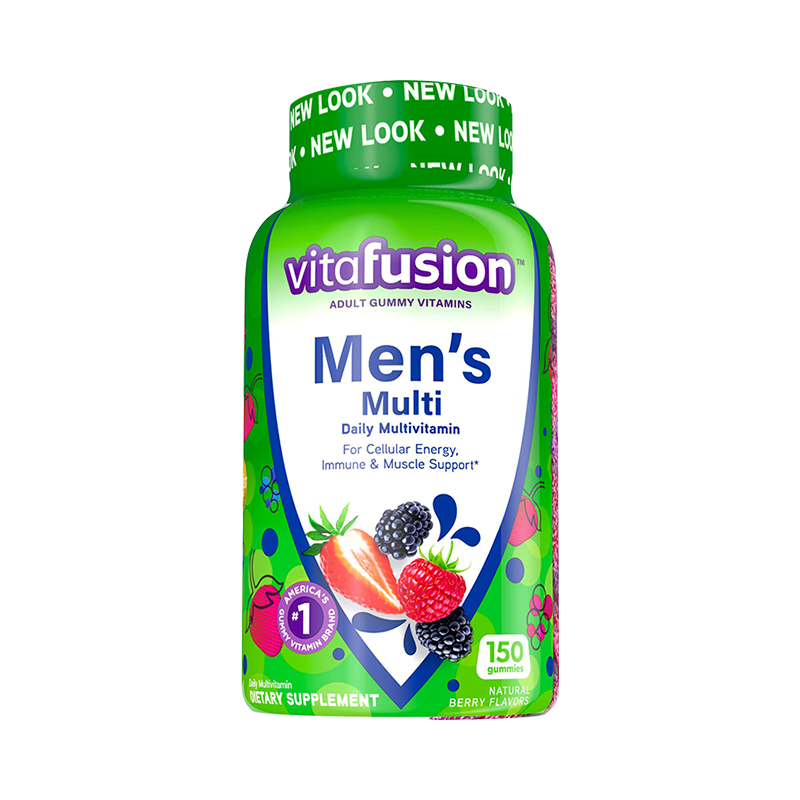小熊糖（Vitafusion）男士生物素復(fù)合維生素 多維礦物質(zhì)營(yíng)養(yǎng)包軟糖 150粒/瓶