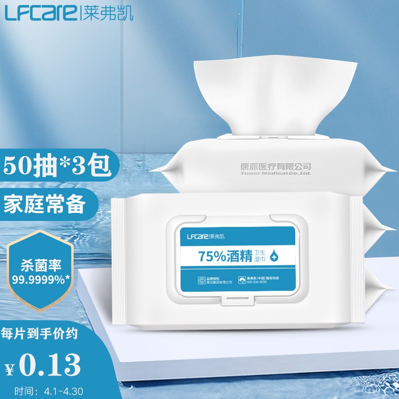 家庭护理必备!LFCare75%酒精湿巾价格走势及独特优势