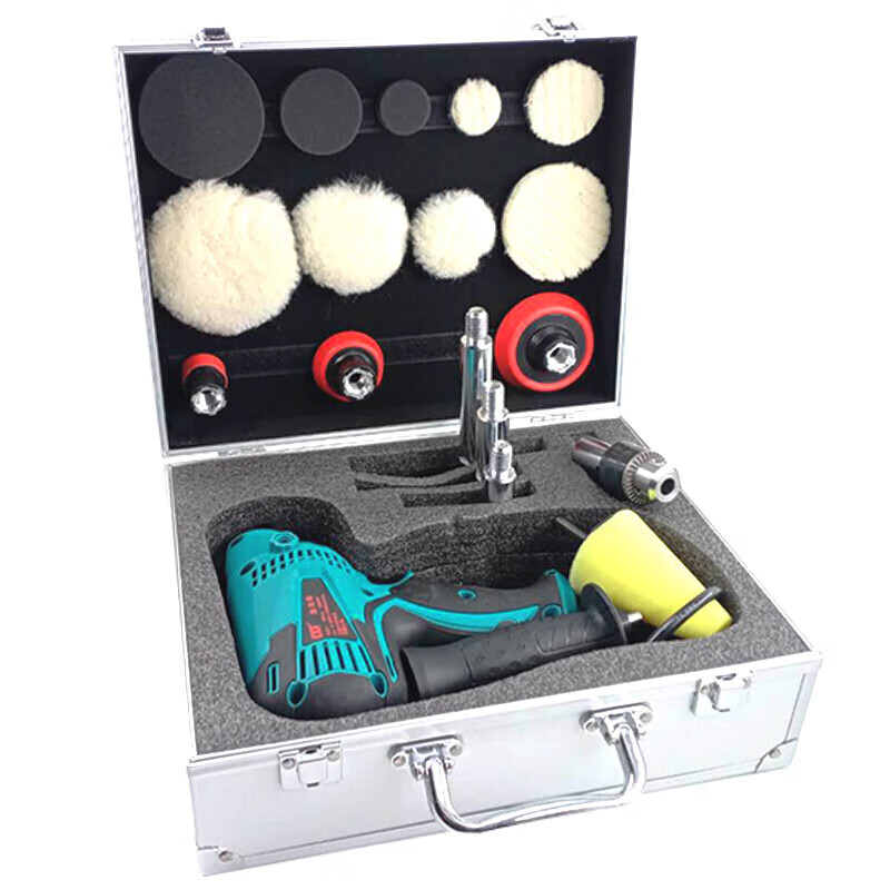 福洛伦汽车美容玻璃亮条抛光机小型打蜡小面积细节划痕修复工具设备