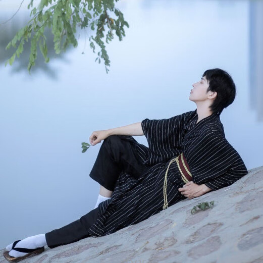 男士和服 腰封金绳 均码
